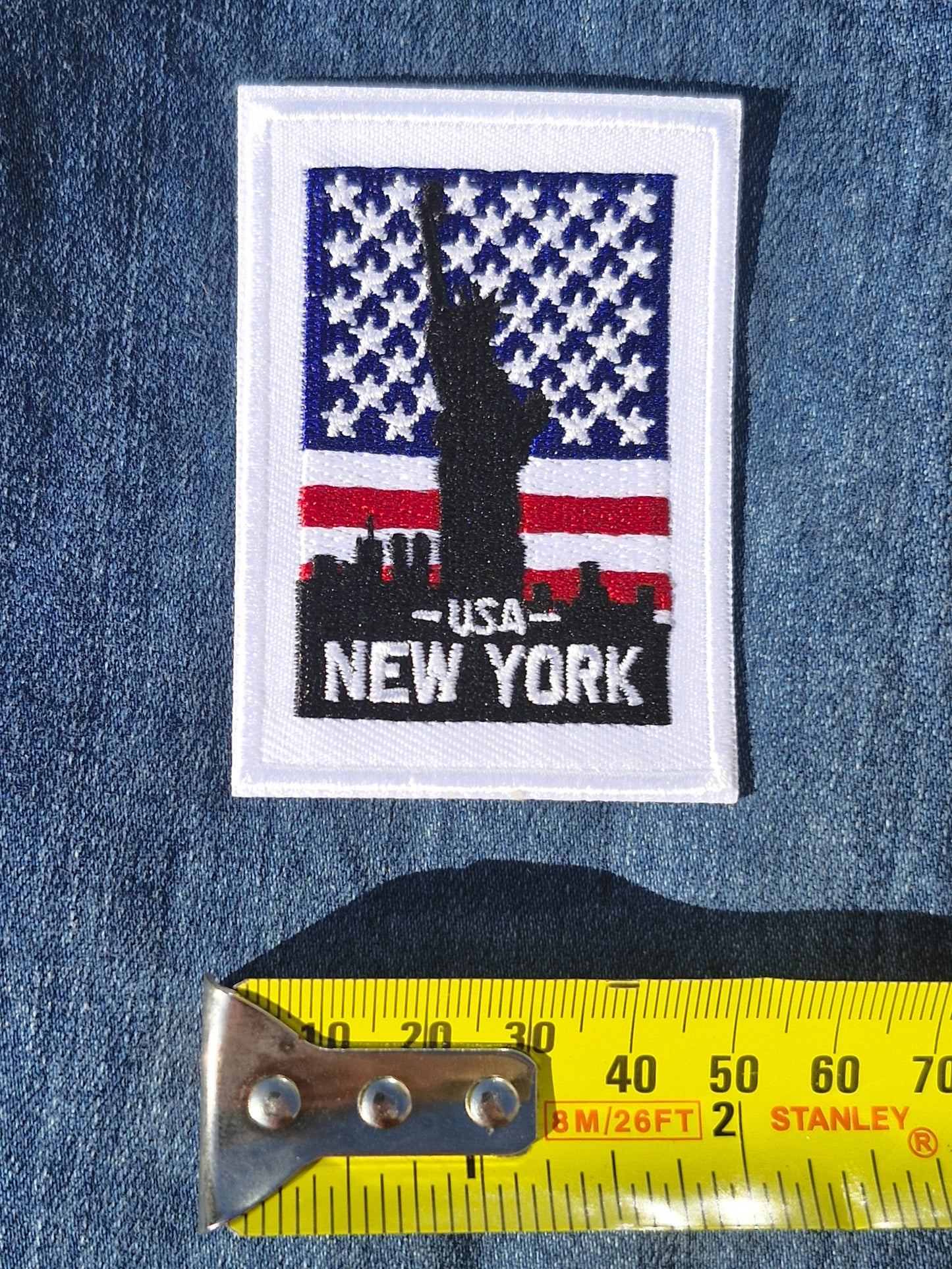 New York - USA, Travel Iron On Embroidery Patch Destination Souvenir Gift (Copy)
