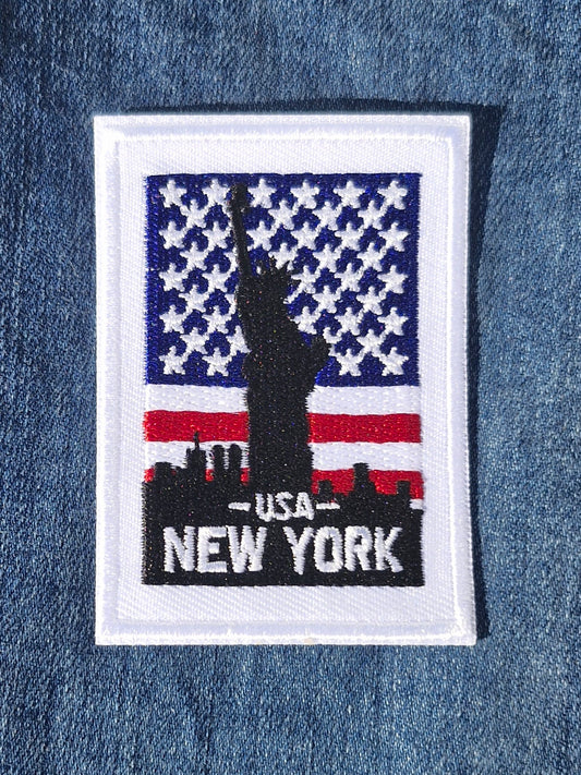 New York - USA, Travel Iron On Embroidery Patch Destination Souvenir Gift (Copy)