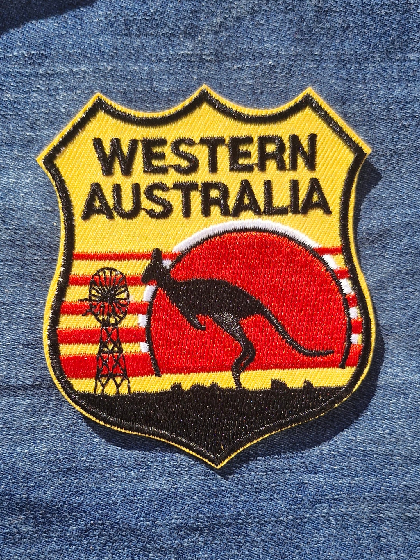 Western Australia Outback Travel Iron On Embroidery Patch Destination Souvenir Gift (Copy)