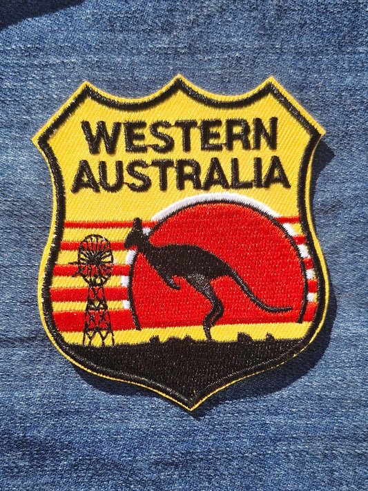 Western Australia Outback Travel Iron On Embroidery Patch Destination Souvenir Gift (Copy)