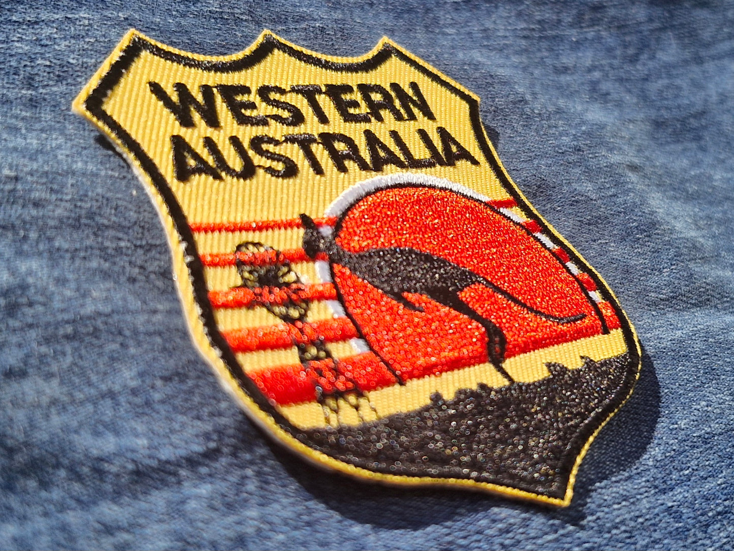 Western Australia Outback Travel Iron On Embroidery Patch Destination Souvenir Gift (Copy)
