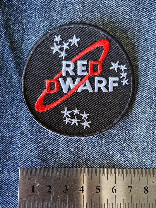 Red Dwarf Iron On Embroidery Patch TV Book Series Souvenir Gift