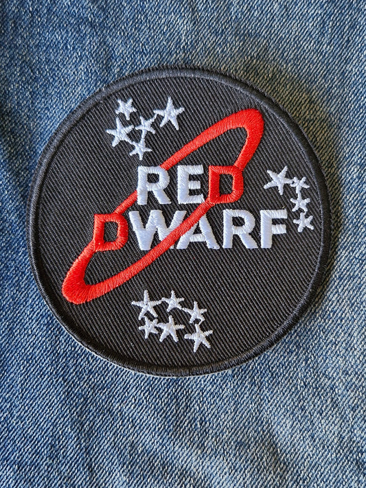Red Dwarf Iron On Embroidery Patch TV Book Series Souvenir Gift