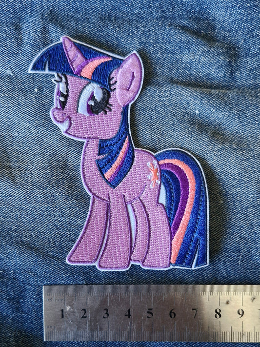 My Little Pony - Twilight Sparkle, Iron On Embroidery Kids Cartoon Patch Gift Souvenir Craft