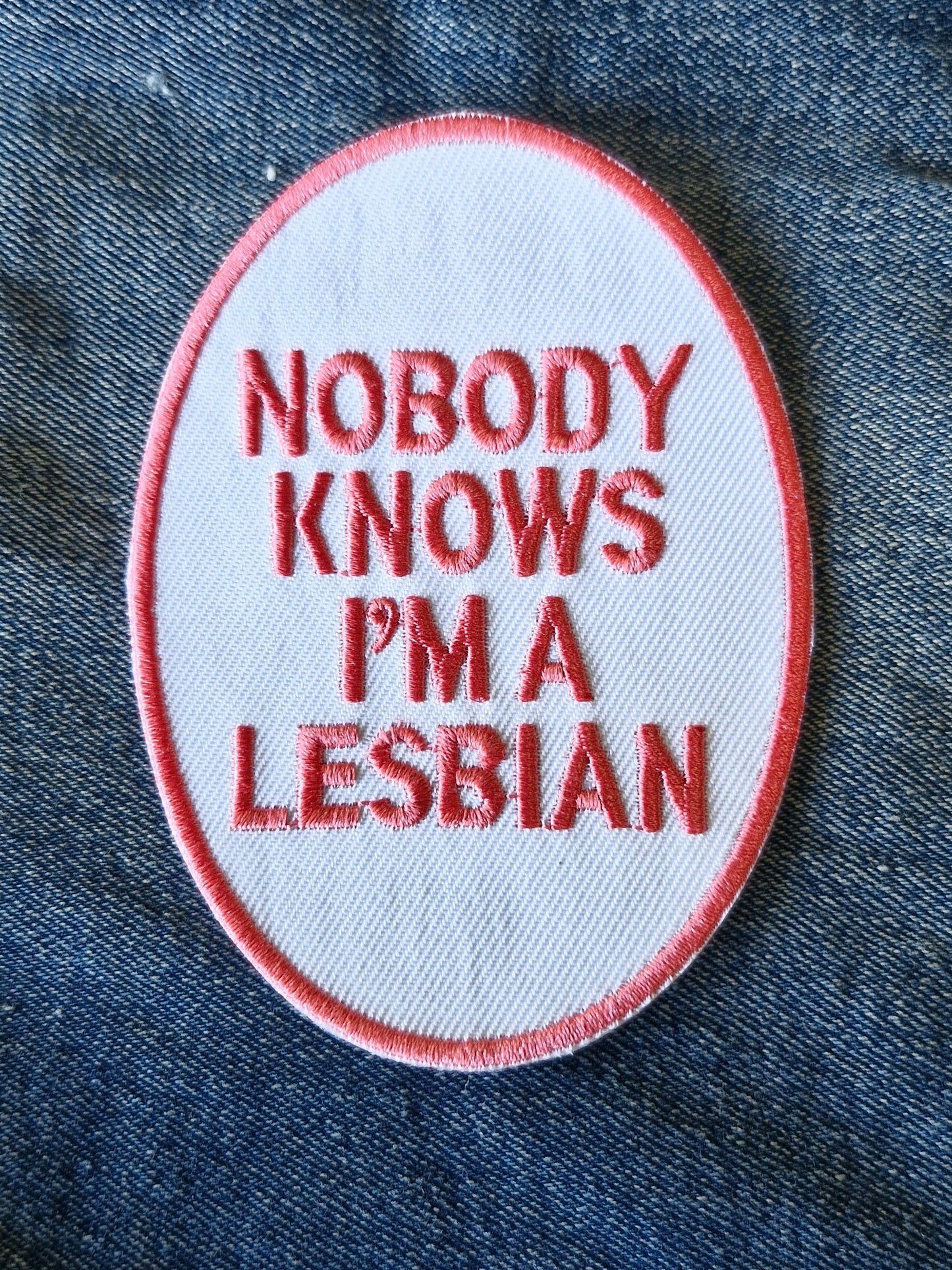 Lesbian Gay LGBTQ+ Iron On Embroidery Patch Culture