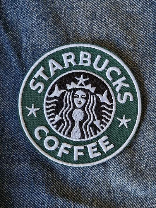 Starbucks Coffee, USA Mermaid Logo Iron On Embroidery Patch