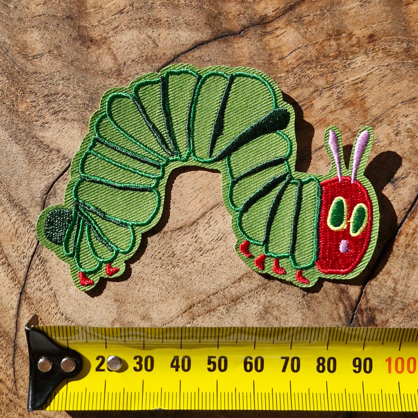 The Hungry Caterpillar, Kids Book Iron On Embroidery Patch