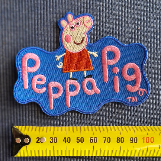 Peppa Pig, Kids Cartoon Iron On Embroidery Patch