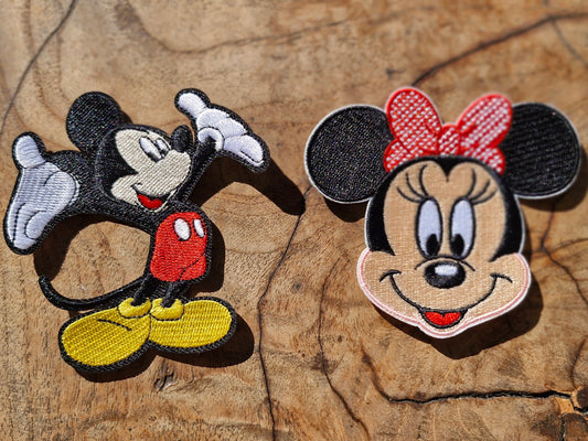 Mickey Mouse - Disney Kids Cartoon, Retro Iron On Embroidery Patch
