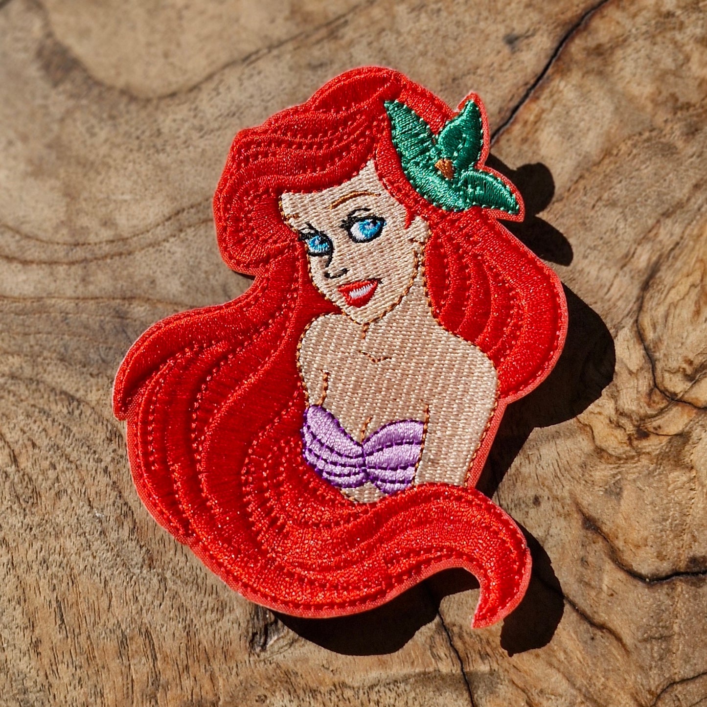 Ariel - The Little Mermaid, Disney Cartoon Kids, Iron On Embroidery Patch
