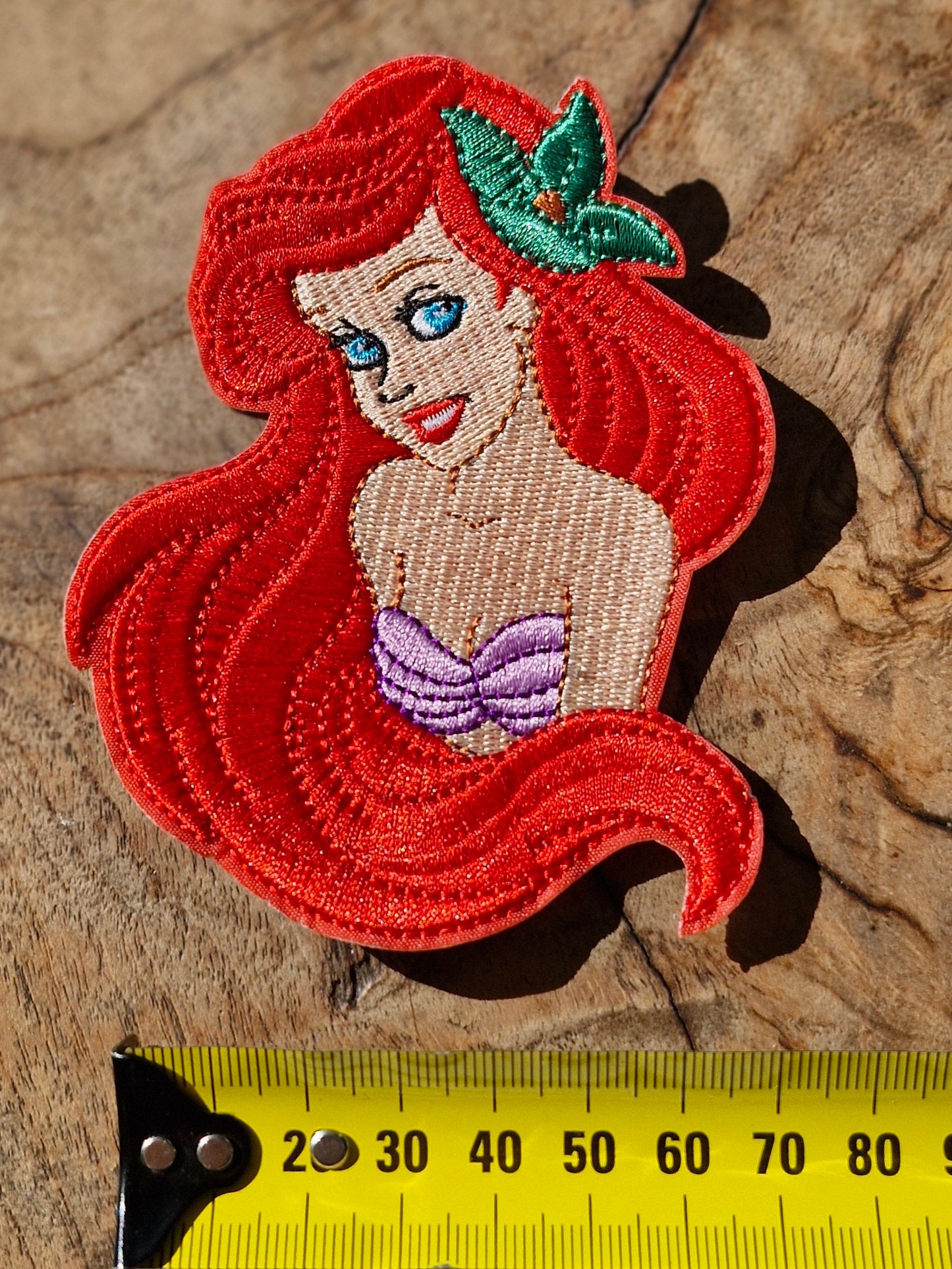 Ariel - The Little Mermaid, Disney Cartoon Kids, Iron On Embroidery Patch