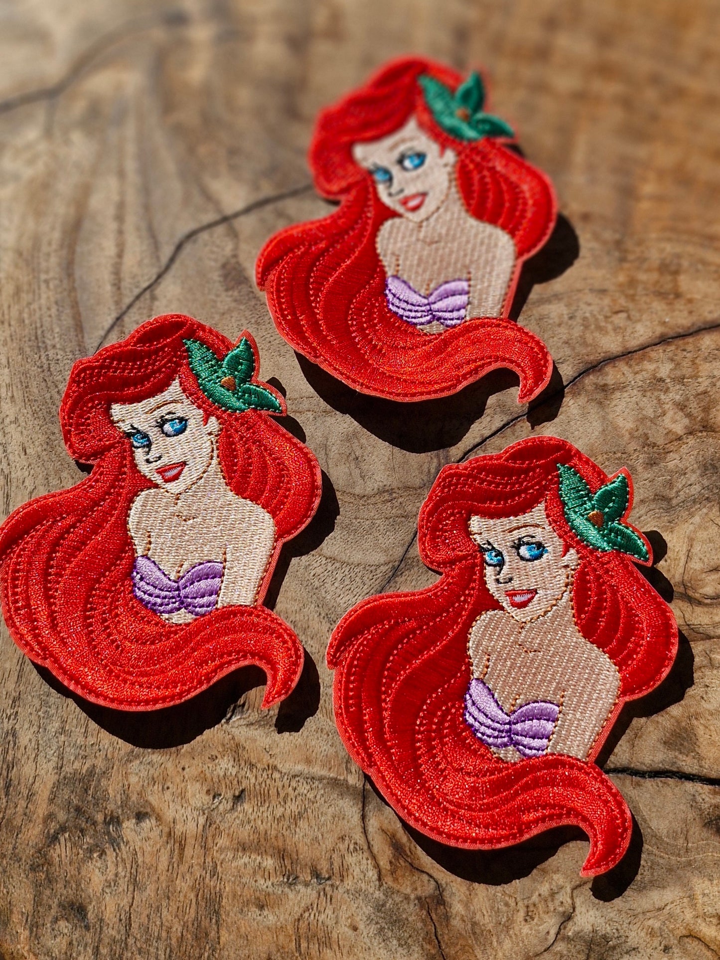 Ariel - The Little Mermaid, Disney Cartoon Kids, Iron On Embroidery Patch