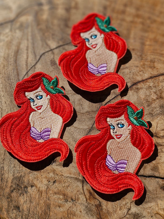 Ariel - The Little Mermaid, Disney Cartoon Kids, Iron On Embroidery Patch