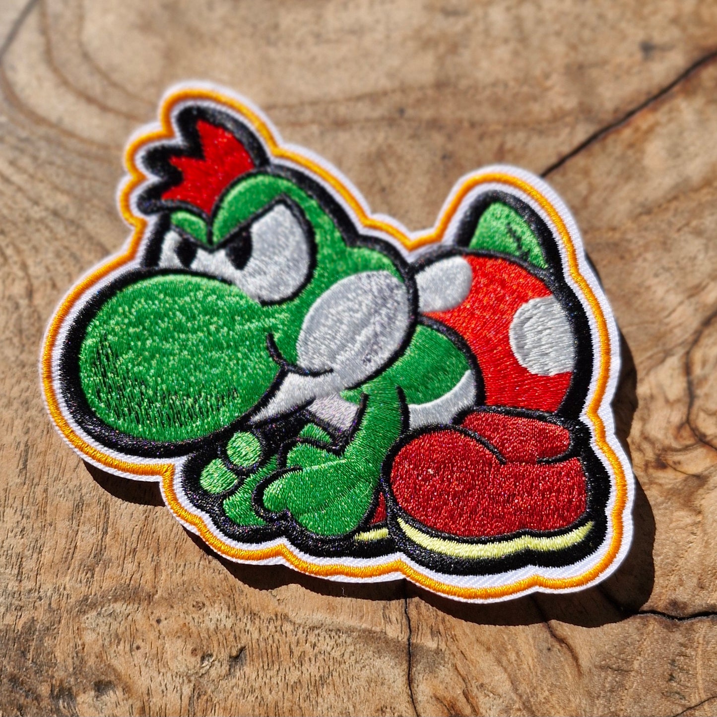 Yoshi - Super Mario Nintendo, Game Iron On Embroidery Patch