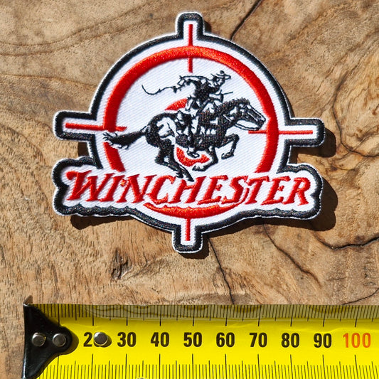 Winchester, Firearms Logo, Gun Sport, Hunters Shooters, Marksman, Iron On Embroidery Patch