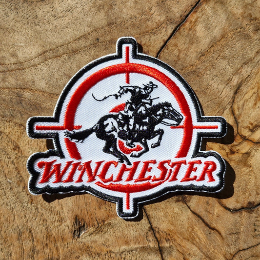 Winchester, Firearms Logo, Gun Sport, Hunters Shooters, Marksman, Iron On Embroidery Patch