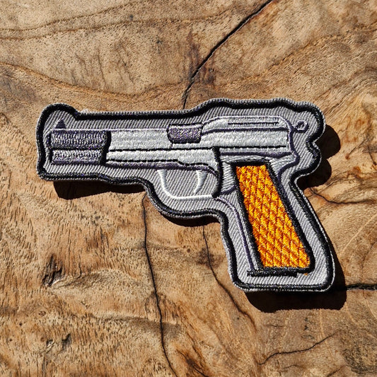 Pistol, Firearms, Gun Sport, Shooters and Hunters, Marksman, Iron On Embroidery Patch