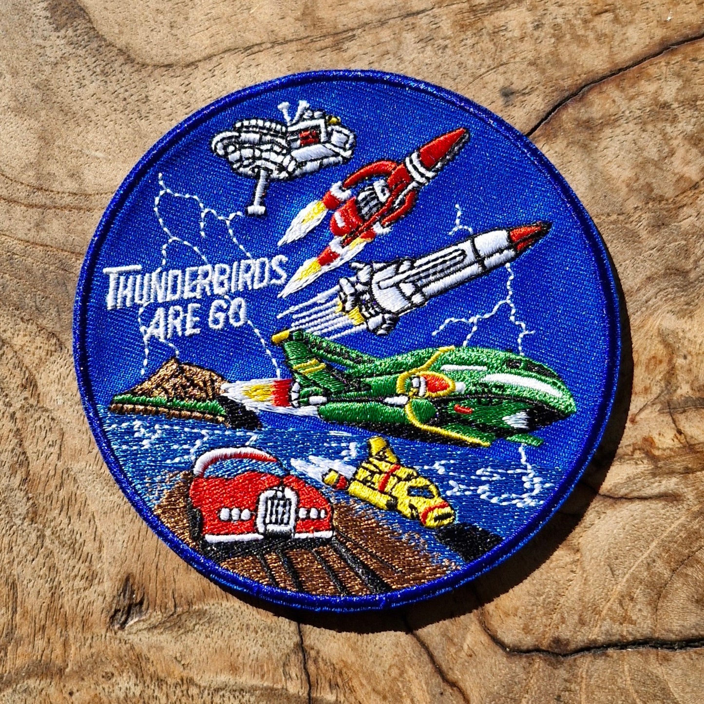 Thunderbirds Are Go, TV Series, Retro Iron On Embroidery Patch