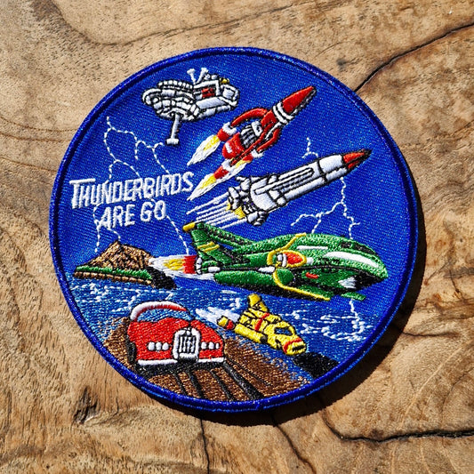 Thunderbirds Are Go, TV Series, Retro Iron On Embroidery Patch