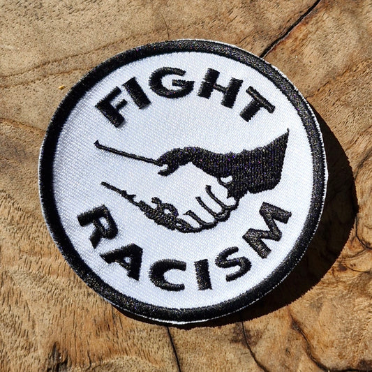 Fight Racism, Social, Cultural, Justice, Awareness, Iron On Embroidery Patch