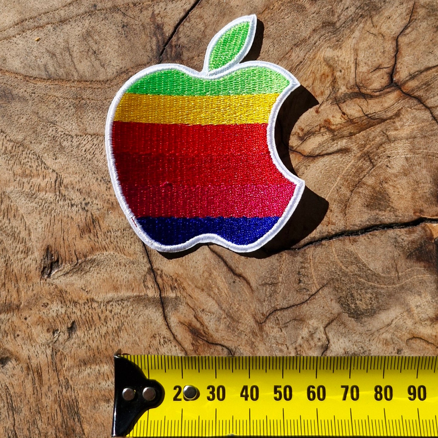 Apple, Logo, Retro Computer PC Iron On Embroidery Patch