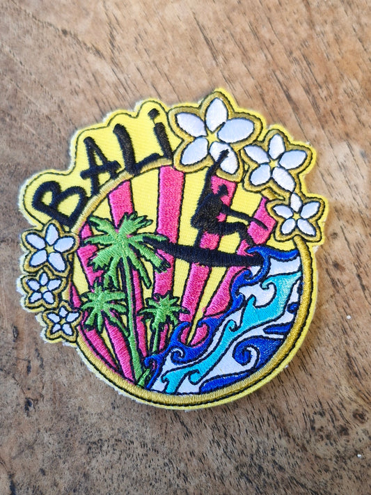 Bali, Indonesia, Travel Iron On Embroidery Patch Destination Souvenir Gift