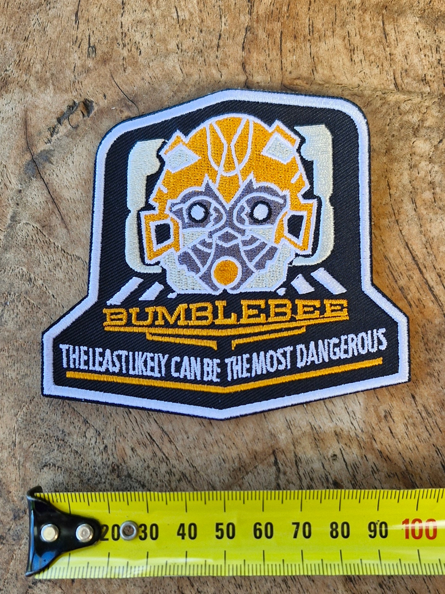 Bumblebee - Transformers, Autobots, Paramount Pictures Movie, Anime TV Series, Iron On Embroidery Patch