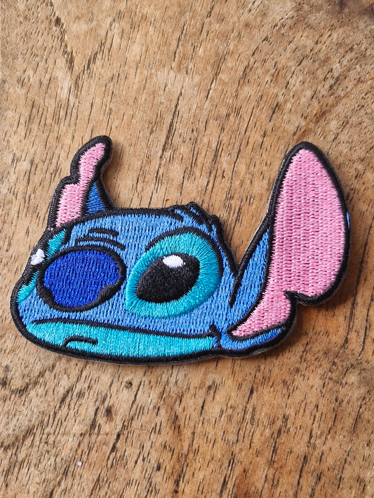 Stitch - Lilo & Stitch, Disney Cartoon Kids Iron On Embroidery Patch
