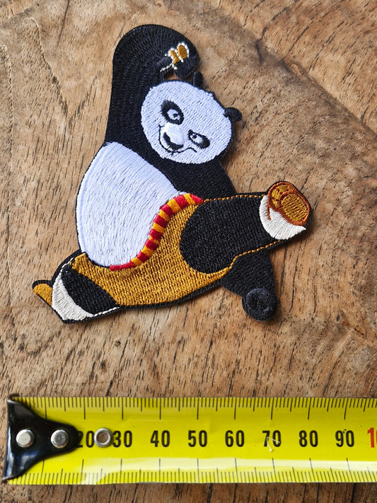 Po - Kung Fu Panda, Dreamworks, Kids Teens Movie, Iron On Embroidery Patch
