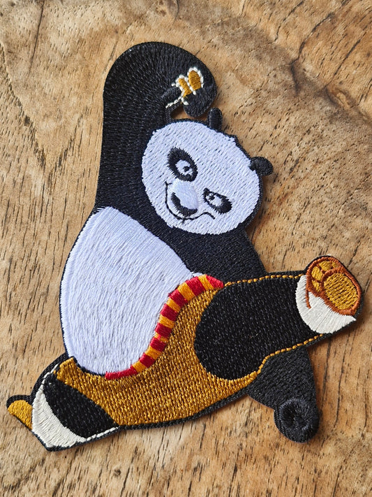 Po - Kung Fu Panda, Dreamworks, Kids Teens Movie, Iron On Embroidery Patch