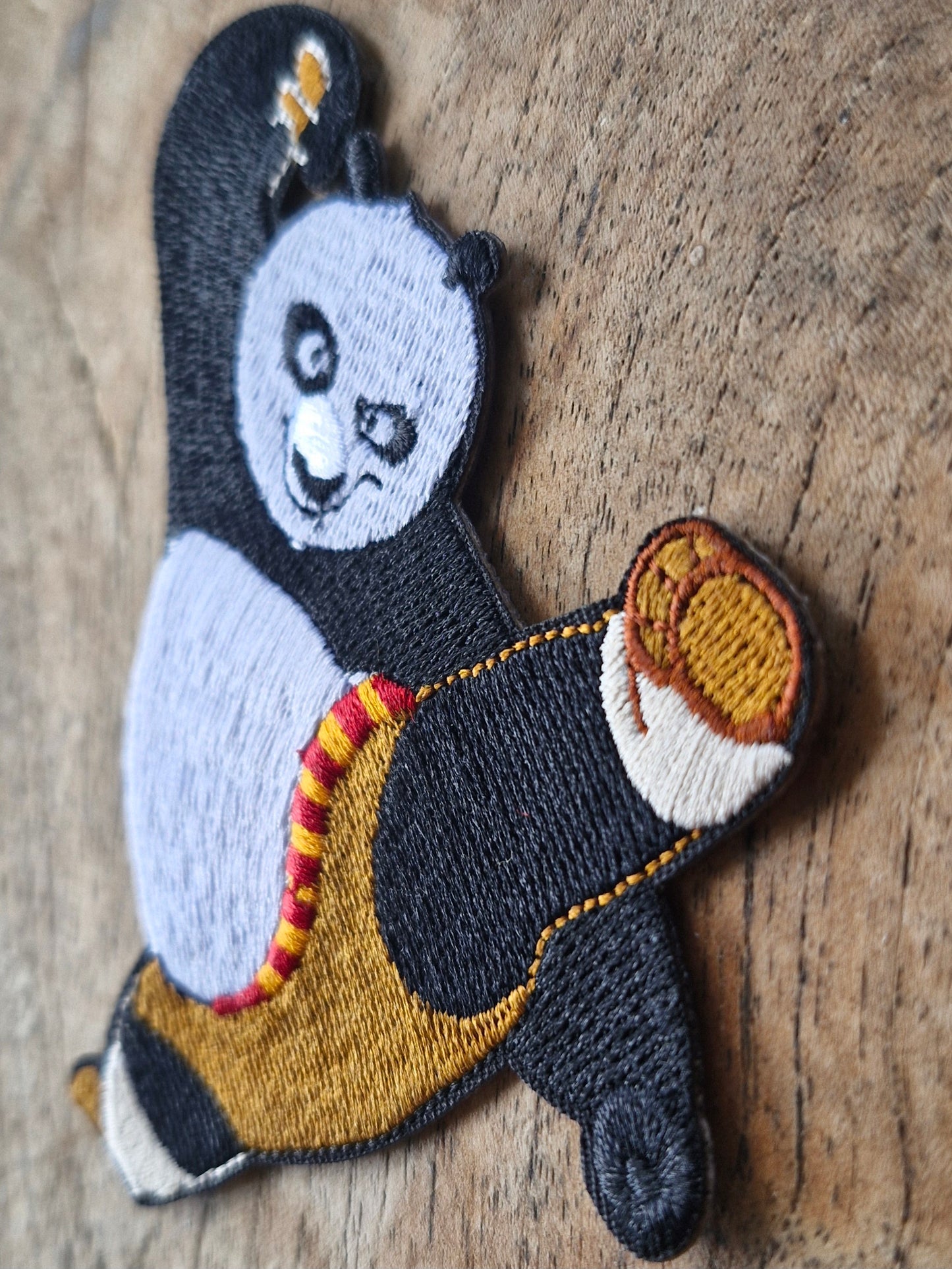 Po - Kung Fu Panda, Dreamworks, Kids Teens Movie, Iron On Embroidery Patch