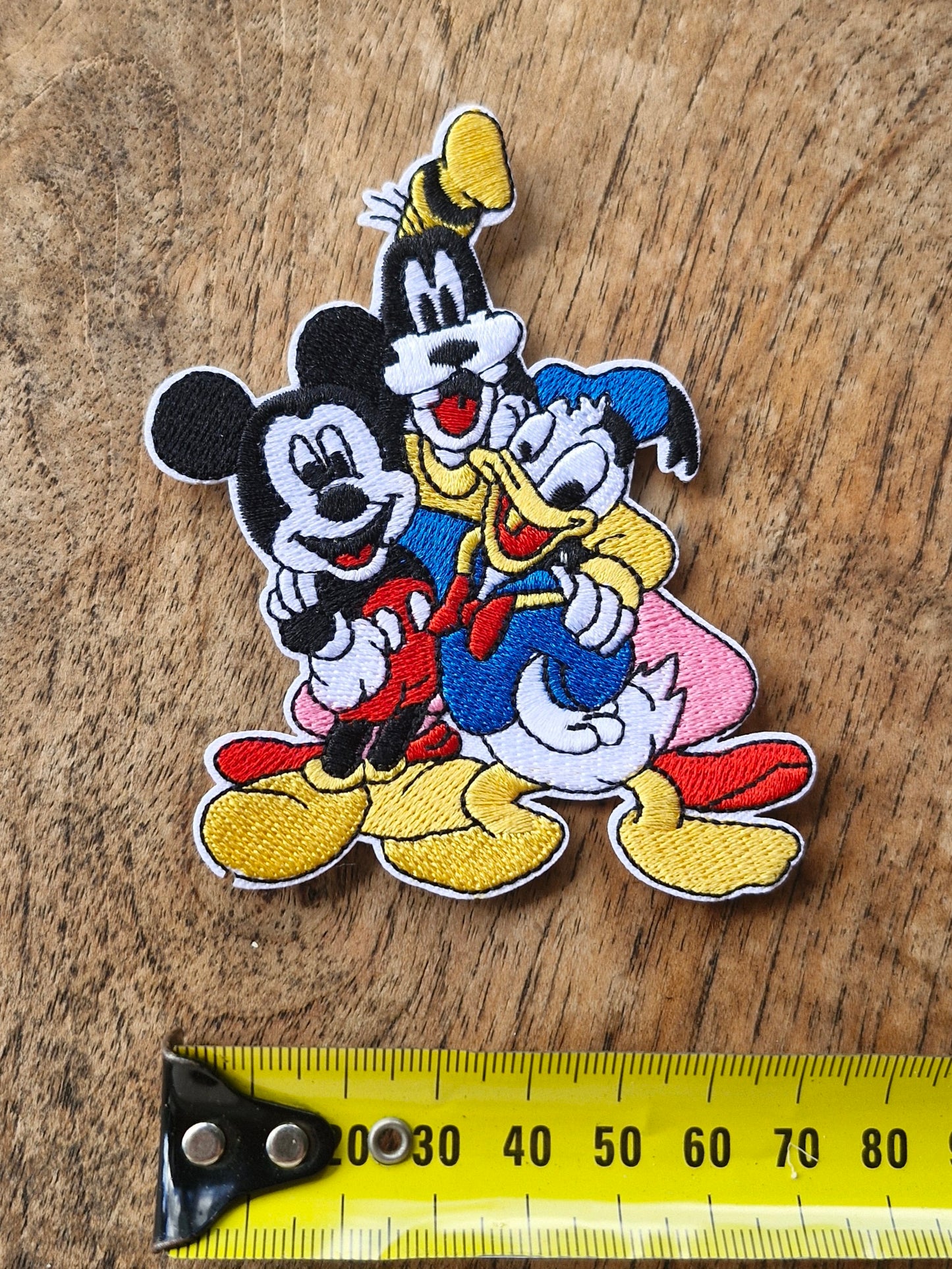 Mickey Mouse and Friends - Disney Trio, Kingdom Hearts, Cartoon, Retro Iron On Embroidery Patch