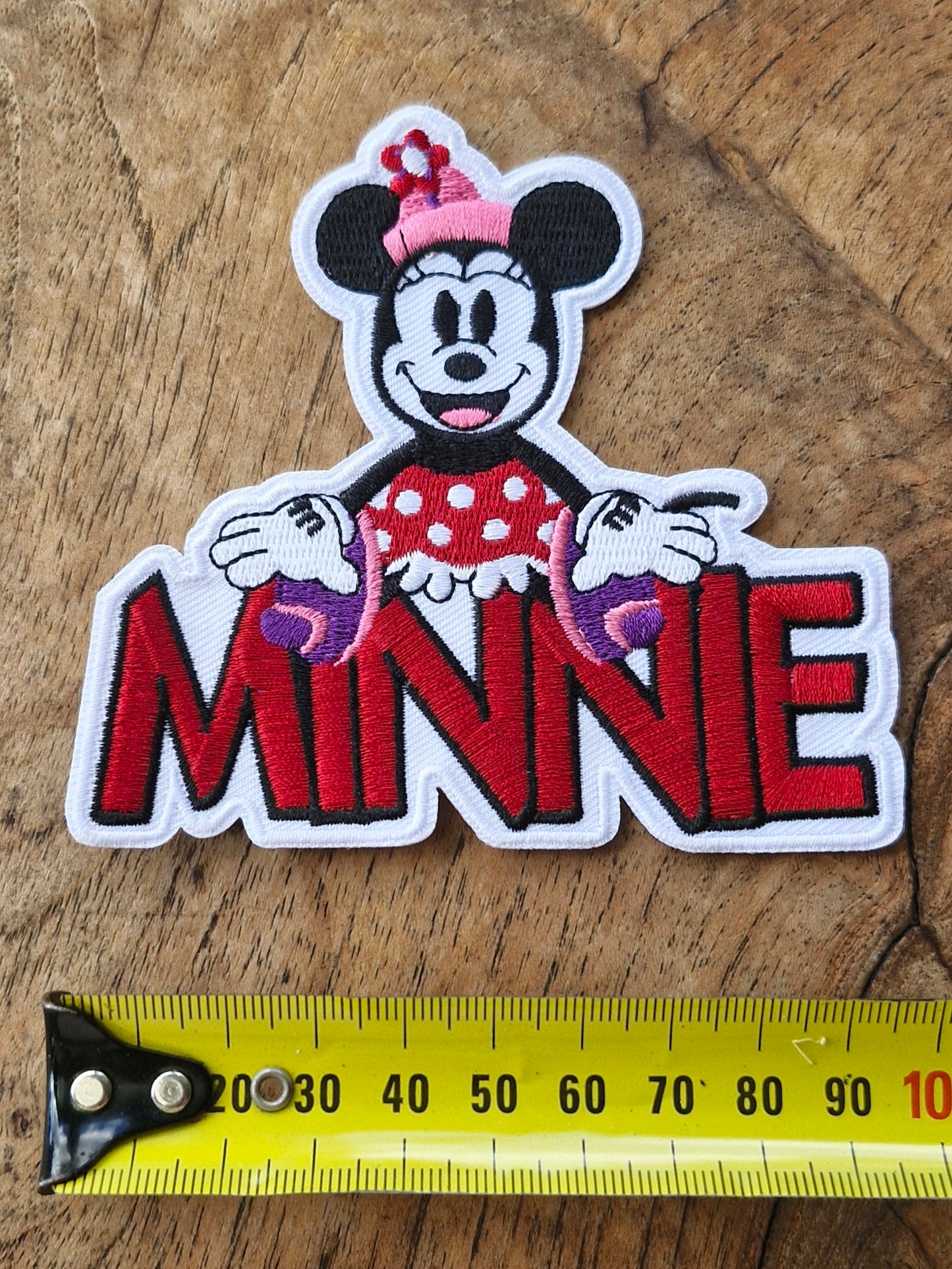 MINNIE, Minnie Mouse - Disney, Kids Cartoon, Retro Iron On Embroidery Patch