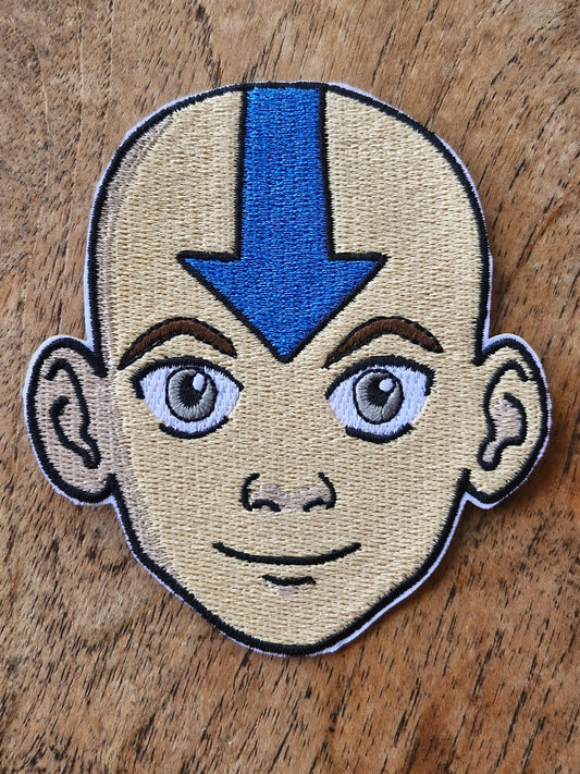 Aang - The Last Air Bender, Nickelodeon TV Show, Cartoon Anime Iron On Embroidery Patch