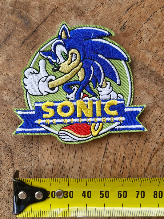 Sonic the Hedgehog - Sega, Video Game Iron On Embroidery Patch