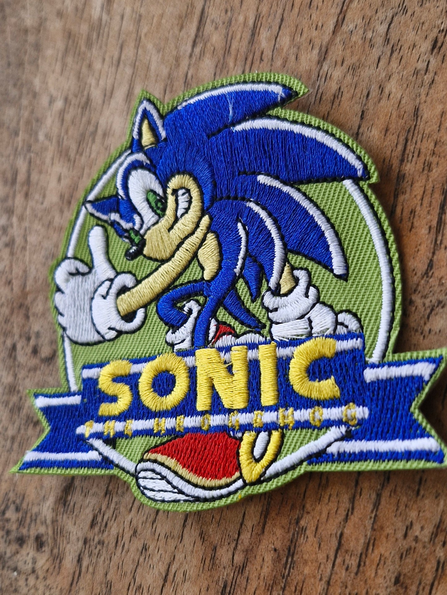 Sonic the Hedgehog - Sega, Video Game Iron On Embroidery Patch