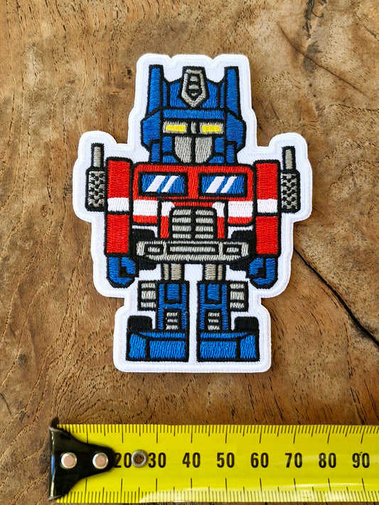 Optimus Prime - Transformers, Pixel Art, Comic, Movie, TV Series, Iron On Embroidery Patch