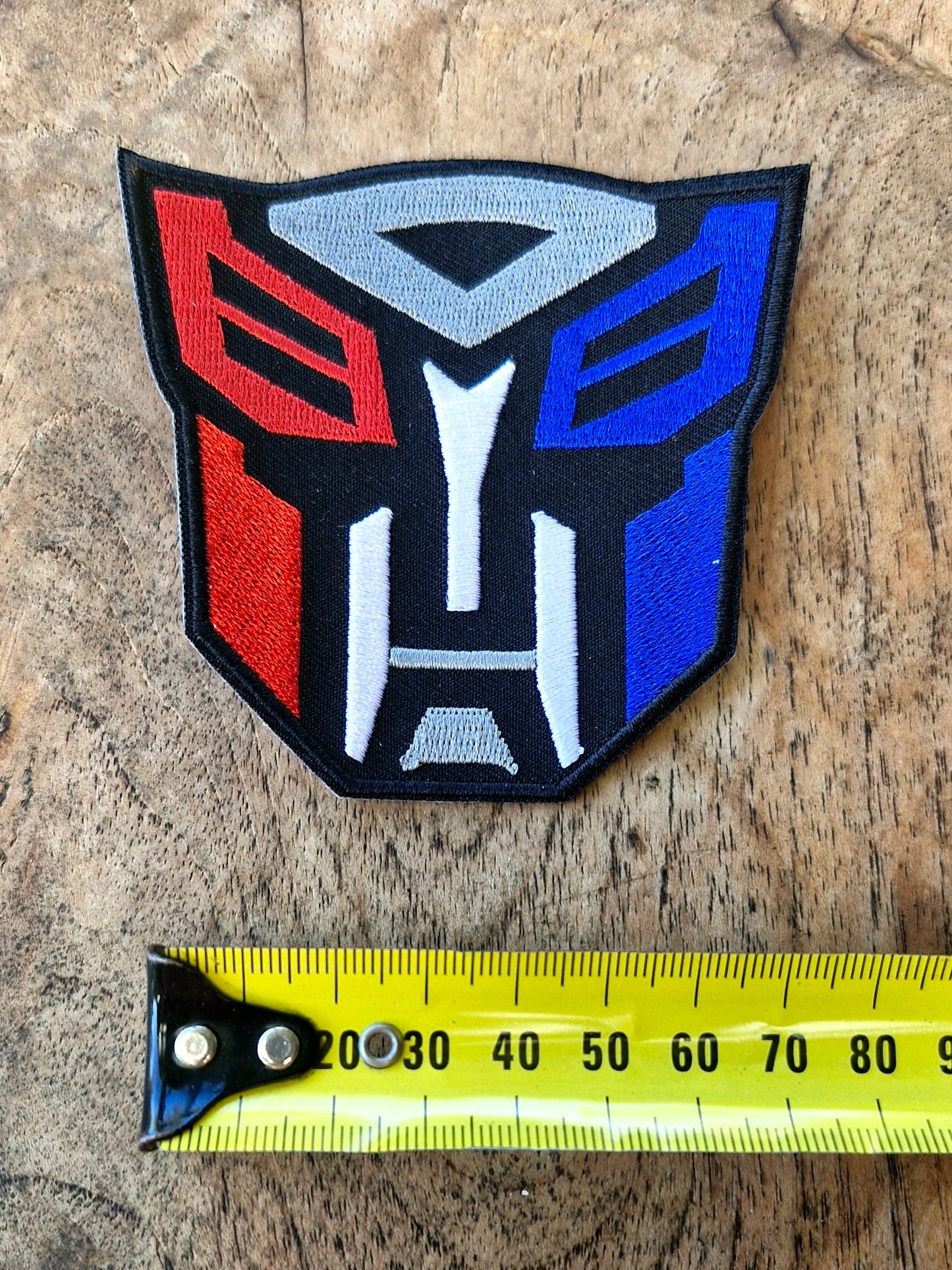 Autobots Optimus Prime Insignia - Transformers, Paramount Pictures, Comic, Movie, TV Series, Iron On Embroidery Patch