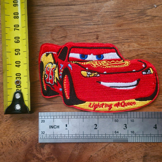 Lightning McQueen, Cars Kids Cartoon Iron On Embroidery Patch