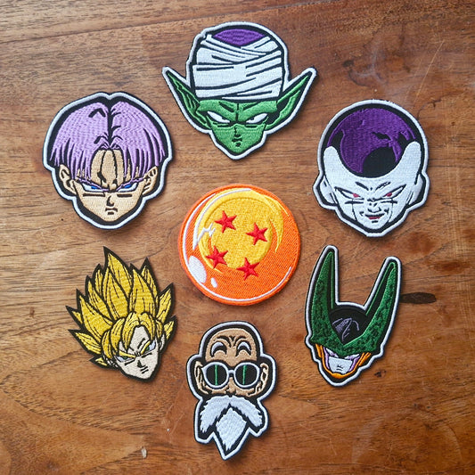Dragon Ball Z, Teen Japanese Anime TV Series, Iron On Embroidery Patch