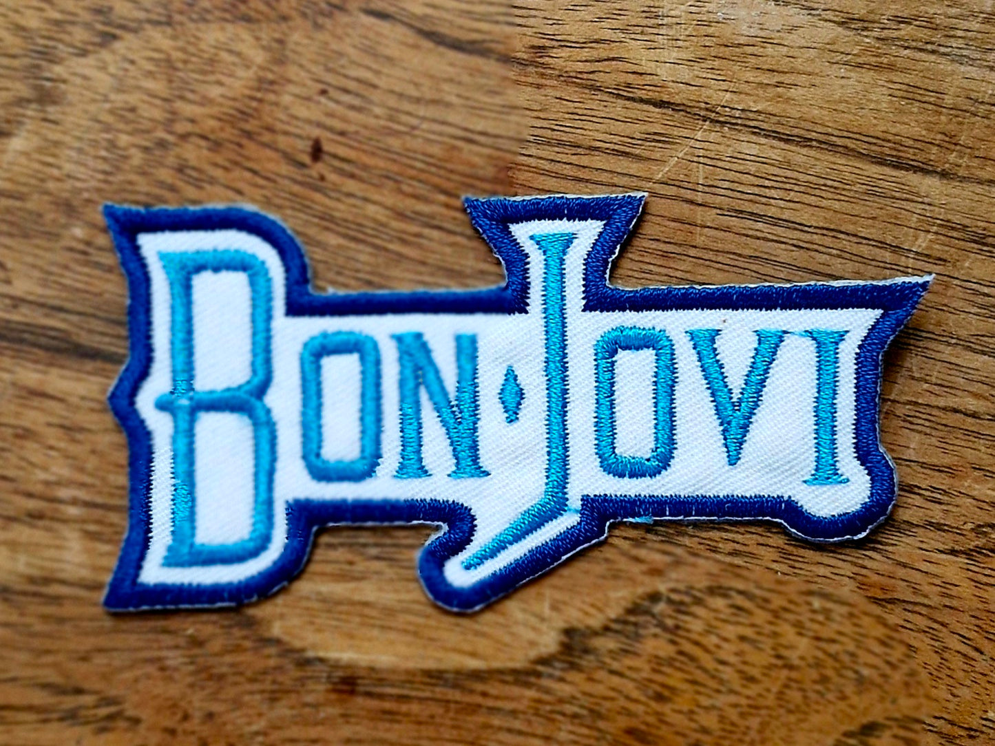 Bon Jovi, American Singer Songwriter Guitarist Rock Music, Iron On, Adhesive Back, Embroidery Patch